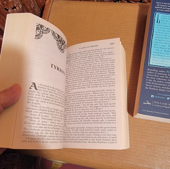 Game of Thrones, American Gods, & The Last Wish, Fantasy Paperback Book Bundle - Picture 4 of 15